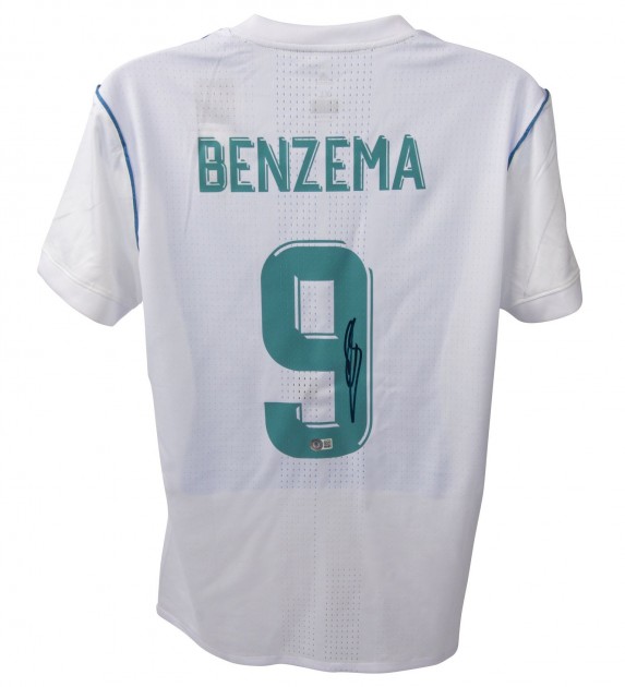 Karim Benzema's Real Madrid 2017/18 Signed Shirt