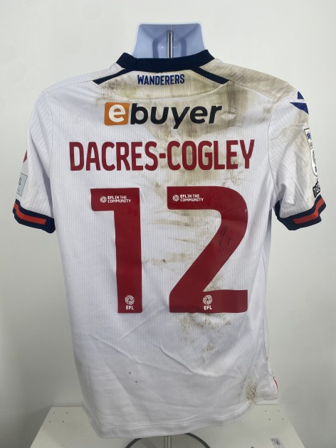 Josh Dacres-Cogley's Bolton Wanderers Signed Match Worn Shirt, vs Mansfield 