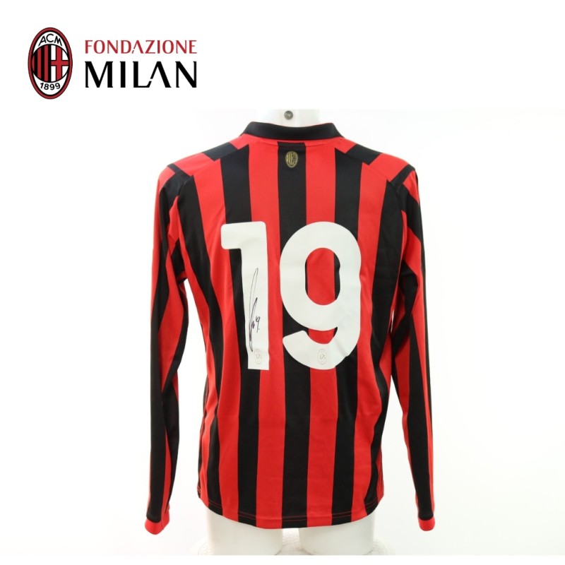 Maglia Ufficiale Theo Hernandez Milan 125 Anniversario - Autografata