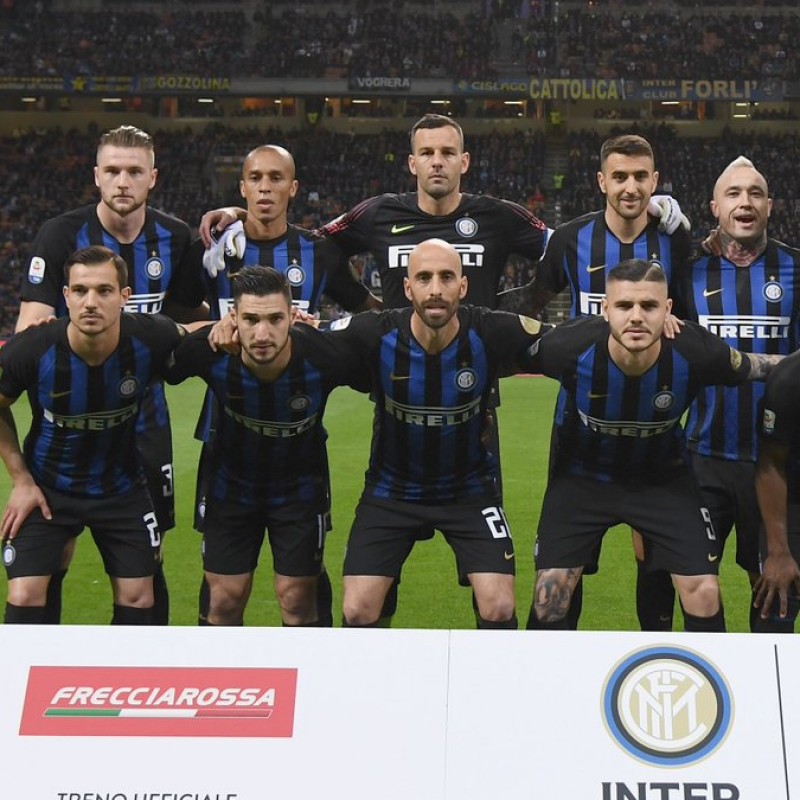 Maglia Skriniar indossata Inter-Chievo 2019 - Patch Inter Forever