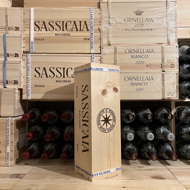 Sassicaia 2015 Magnum in Cassa Legno Tenuta San Guido