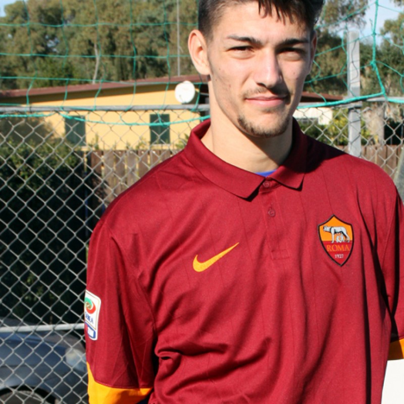 Barba Roma match worn shirt, worn in Danieli memorial - Totti signed