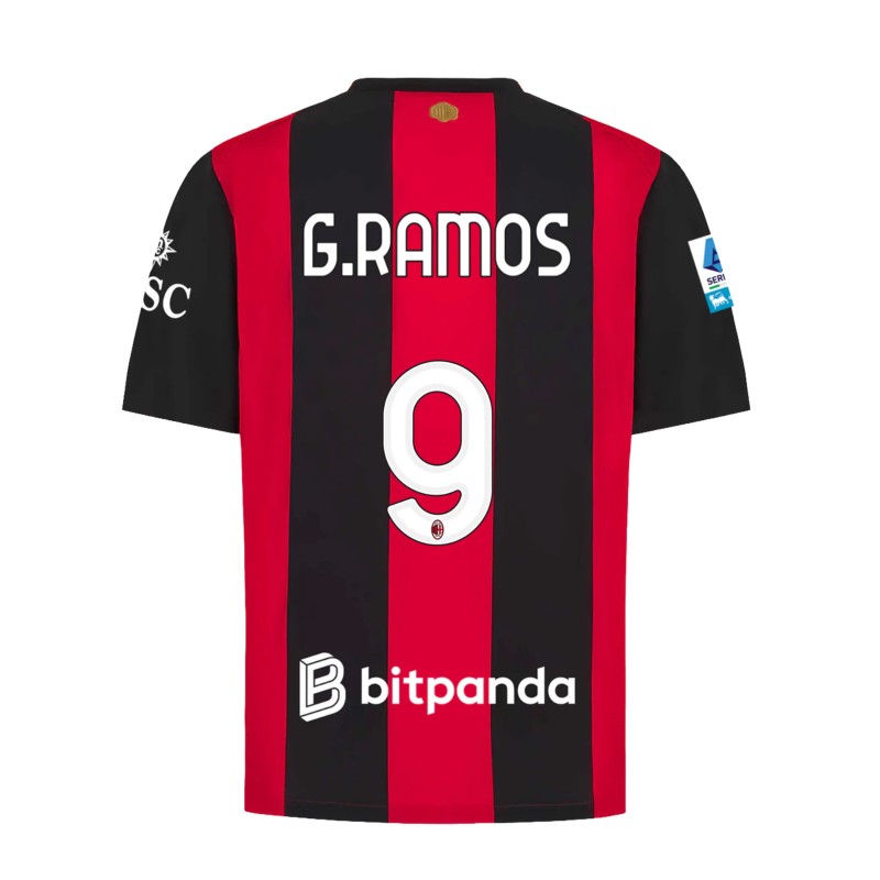 Ramos' AC Milan 2026/27 Signed with Personalised Dedication Shirt