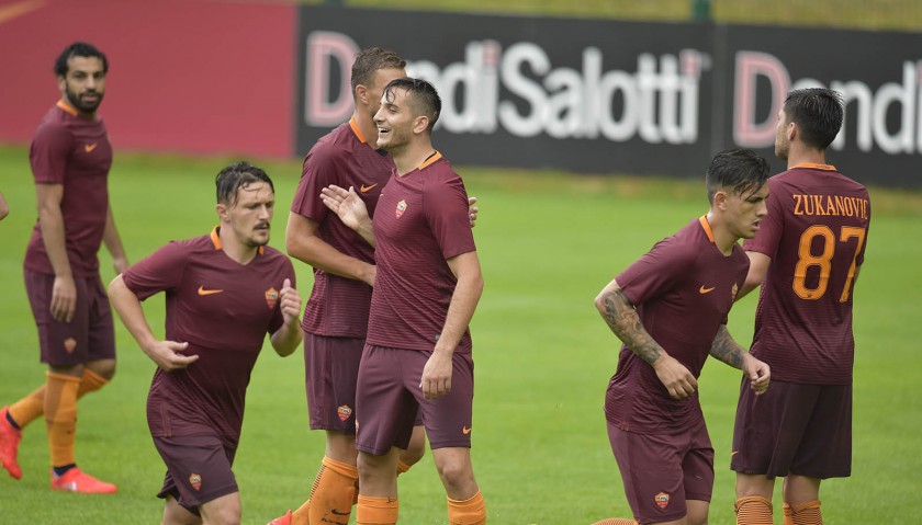 Attend an A.S. Roma training session in Pinzolo, Italy