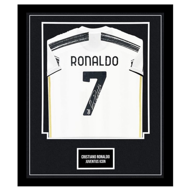 Cristiano Ronaldo's Juventus Signed and Framed Shirt