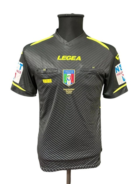 Calvarese's Italy Signed Referee Shirt, 2014/15