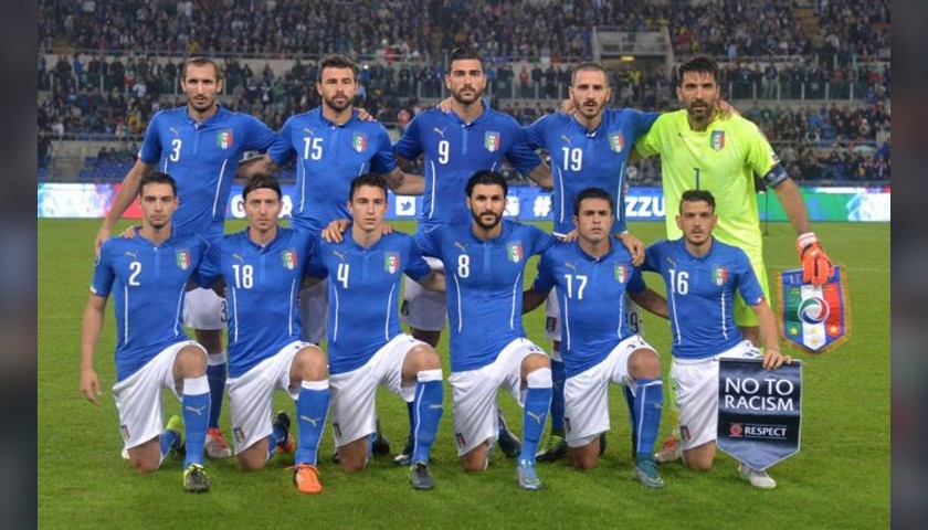 Padelli's Match Shirt, Italy-Norway 2015