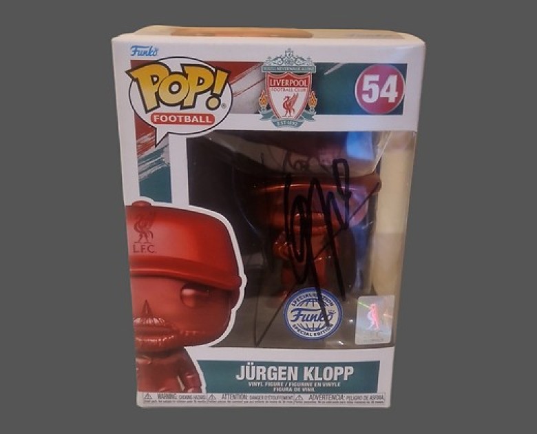 Jurgen Klopp's Liverpool Signed Funko Pop Figure