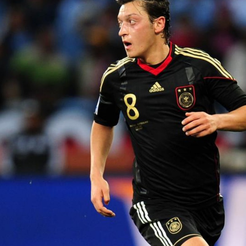 Ozil's issued/worn Germany shirt, Euro2012 qualifiers