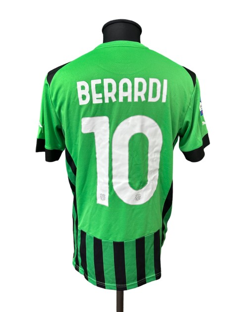 Berardi's Match-Worn Shirt, Sassuolo vs Roma 2022