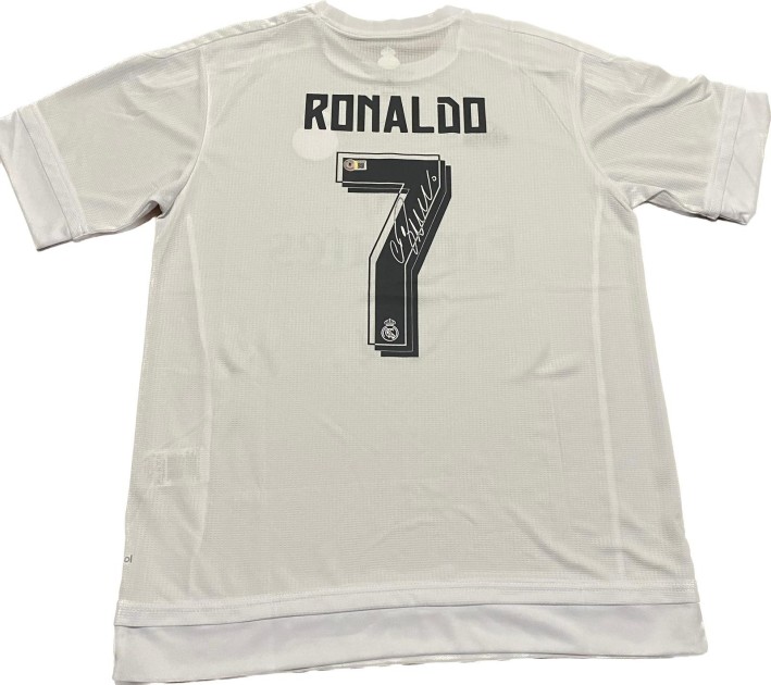 Cristiano Ronaldo's Real Madrid 2015/16 Signed Replica Shirt