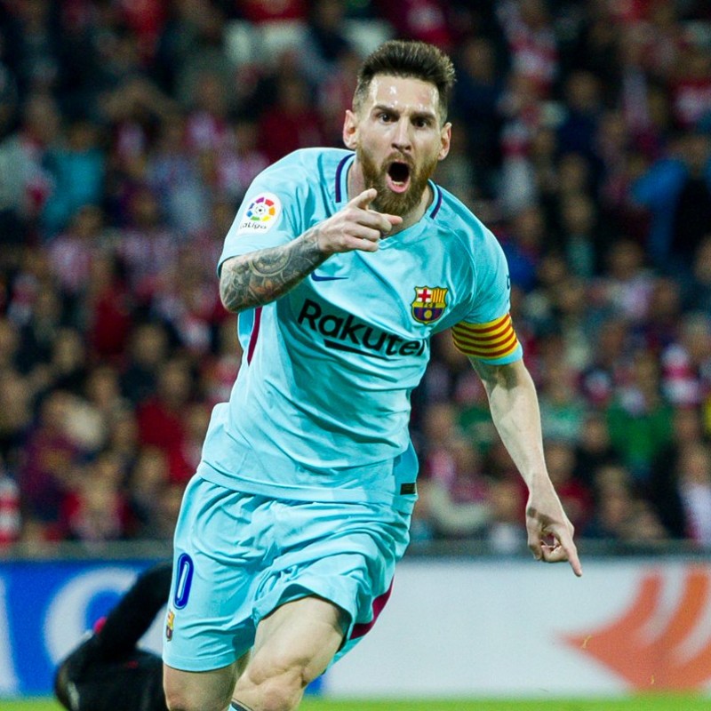 Messi Barcelona Match issued / worn Shirt, Liga 2017/18