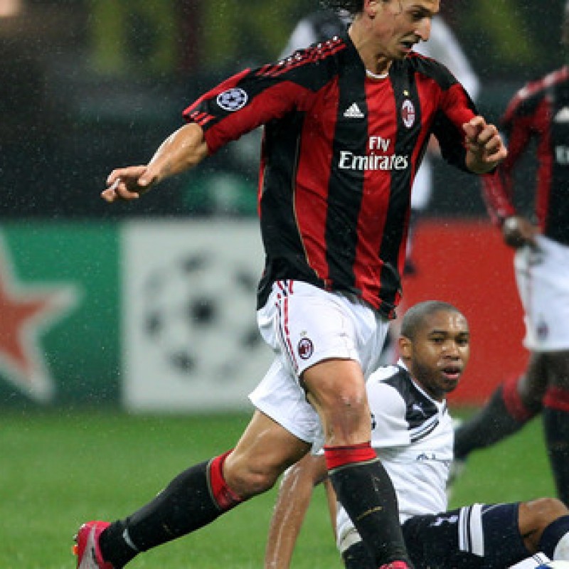 Ibrahimovic A.C. Milan signed shirt, Champions League 2010/2011