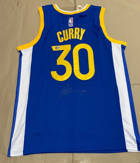 Stephen Curry Signed Golden State Warriors Jersey