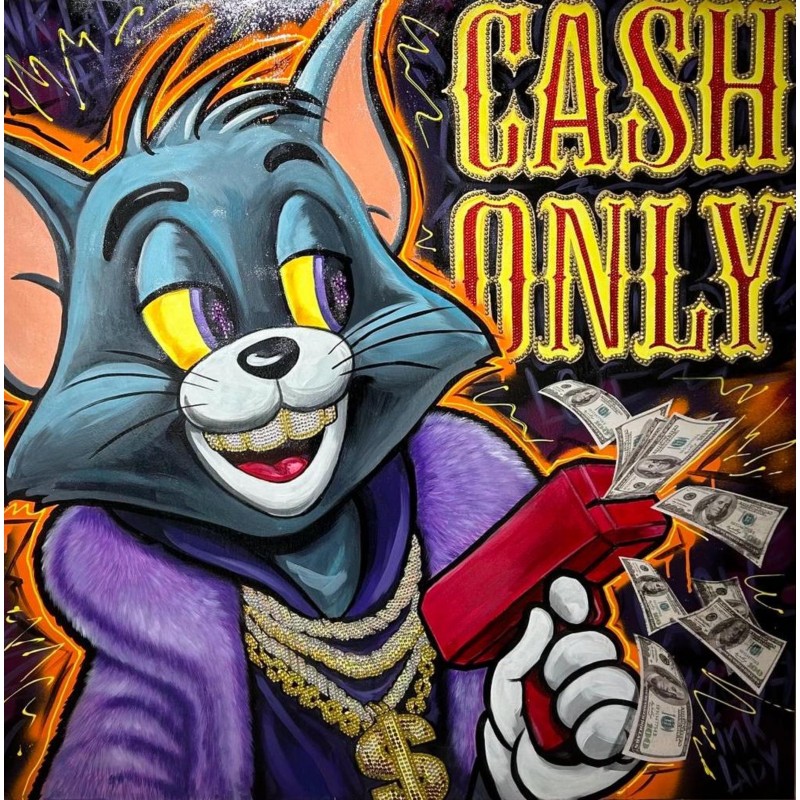 "Cash Only" by Ink Lady