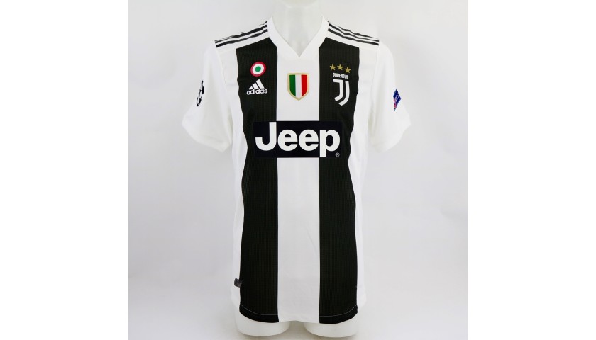 Cristiano Ronaldo juventus climachill 2018-19 Jeep Match Match Football  Jersey