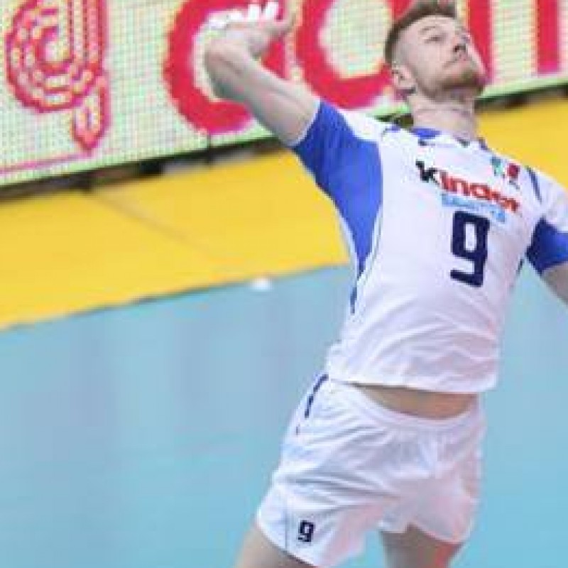 Zaytsev match worn shirt Italy National Volleyball, WorldLeague 2014 - signed