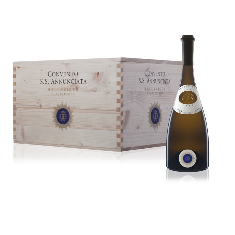 Cassa di vino da 6 bottiglie di Chardonnay Convento della Santissima Annunciata