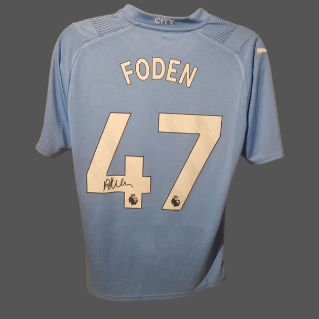 Phil Foden's Manchester City 2023/24 Signed Official Shirt 