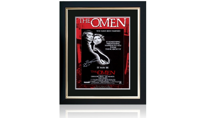 Omen Movie Poster Signed by Damien - Harvey Spencer Stephens