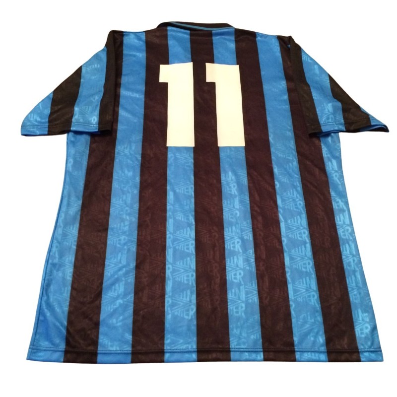 Sosa's Inter Match-Issued Shirt, 1992/93