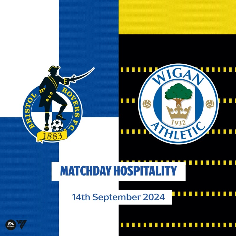 Bristol Rovers v Wigan Athletic Seat Unique Suite Hospitality Tickets X 2