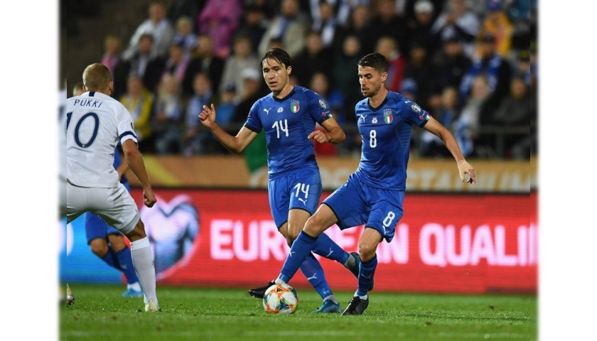Jorginho's Match Shirt, Finland-Italy 2019