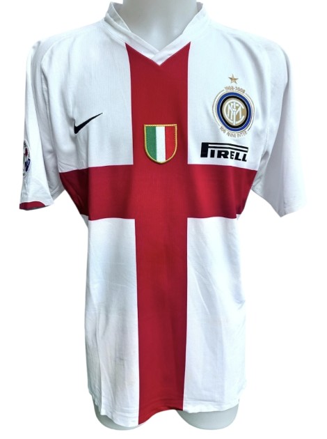 Maxwell's Inter Signed Match-Worn Shirt, 2006/07