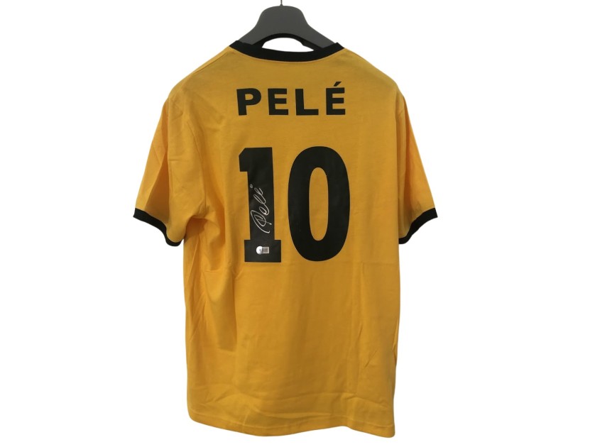 Pele Replica Brazil Signed Shirt