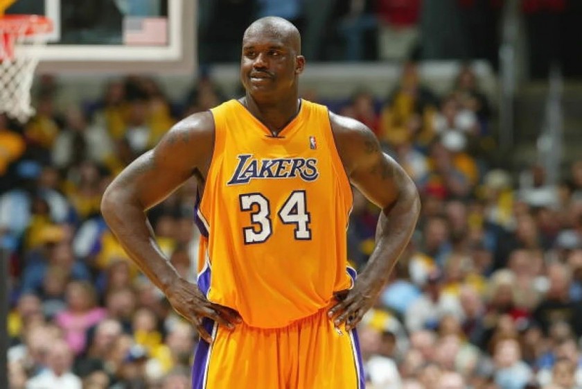 Shaquille O'Neal's LA Lakers NBA Signed Shirt - CharityStars
