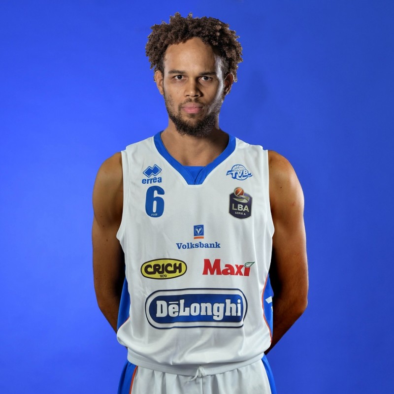 Completo da gara ufficiale De'Longhi Treviso Basket, indossato da Ivan Almeida nella stagione 2019/20 in Serie A