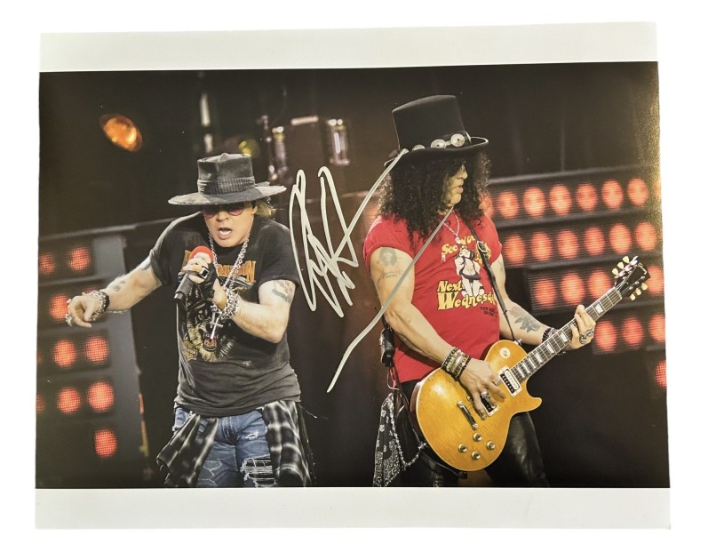 Axl Rose of Guns N' Roses Signed Photograph