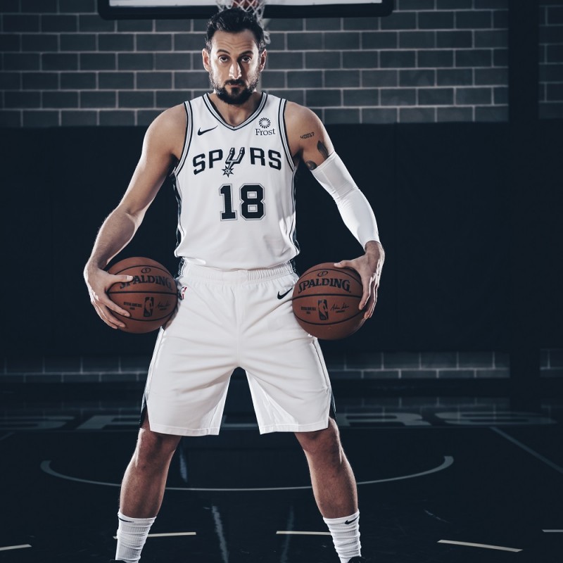 Belinelli's Official San Antonio Spurs Signed Jersey, 2018/19