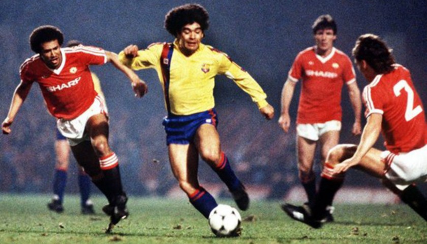 Maradona's Signed Match-Issued Barcelona Shirt, 1983/84