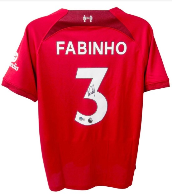 Fabinho Signed Liverpool Home Shirt