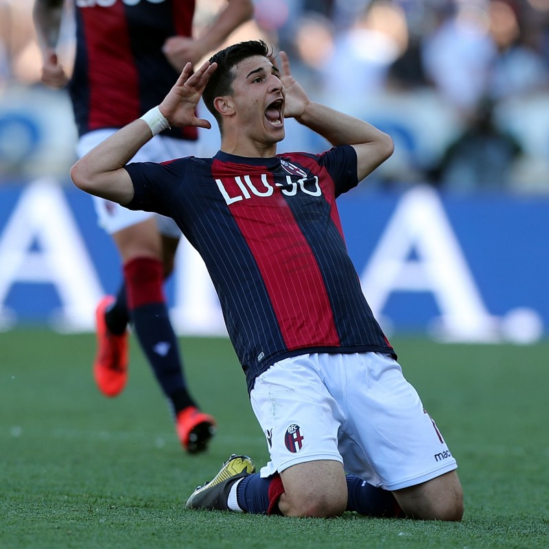 Orsolini's Official Bologna Signed Shirt, 2018/19 