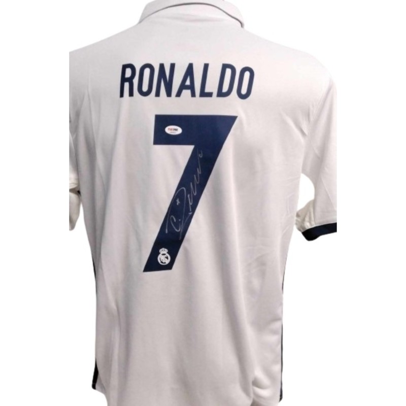 Cristiano Ronaldo Replica Real Madrid Signed Shirt, UCL Final Cardiff 2017