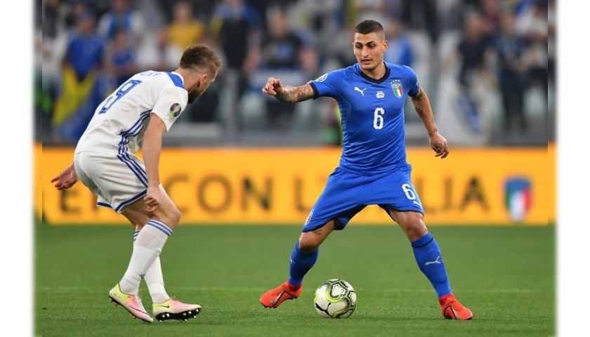 Verratti's Match Shirt, Italy-Bosnia 2019