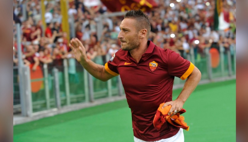 Totti's Official Roma Signed Shirt, 2014/15