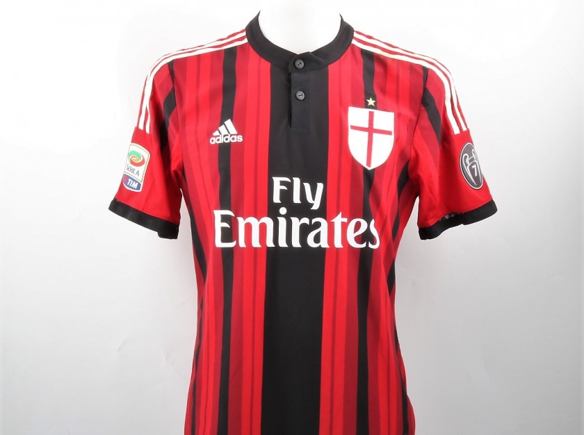 Honda Match Worn Shirt, Serie A 2014/15