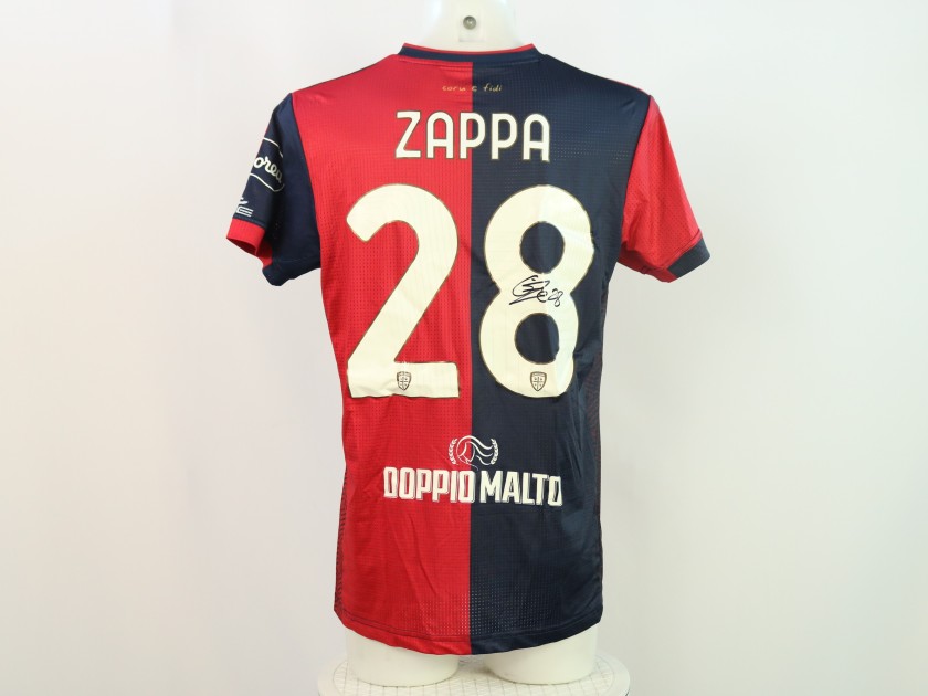 Zappa's Signed Unwashed Shirt, Parma vs Cagliari 2024