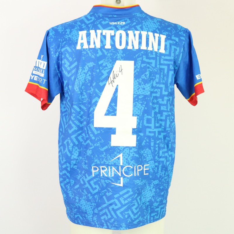 Antonini's Signed Unwashed Shirt, Cremonese vs Catanzaro 2024 Playoff Semi-Final
