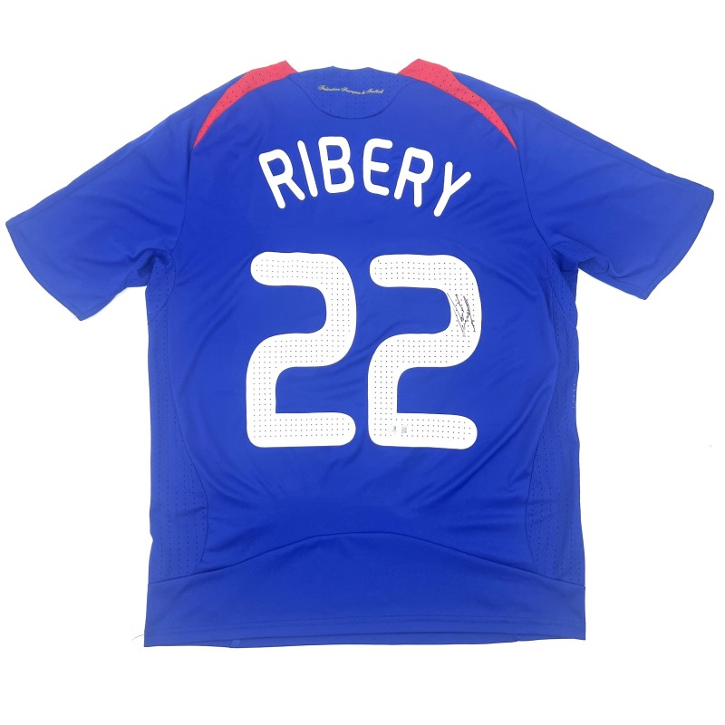 Franck Ribéry's France 2006 Signed Shirt