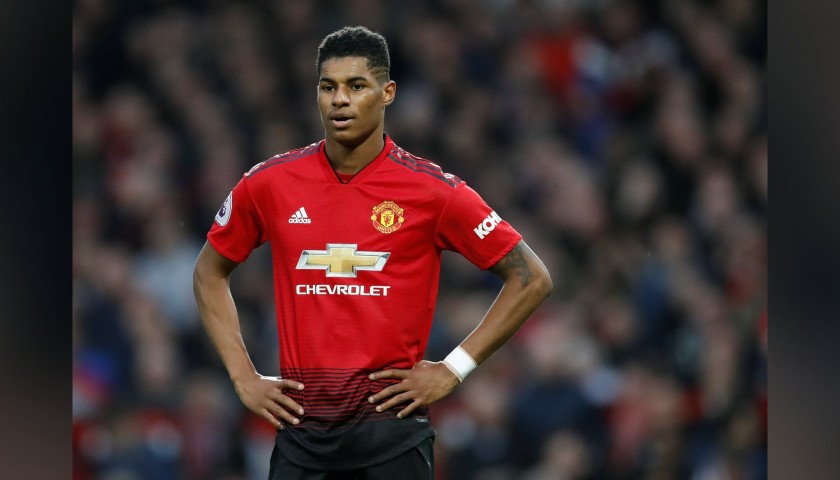 Rashford's Man Utd Match Shirt, PL 2018/19