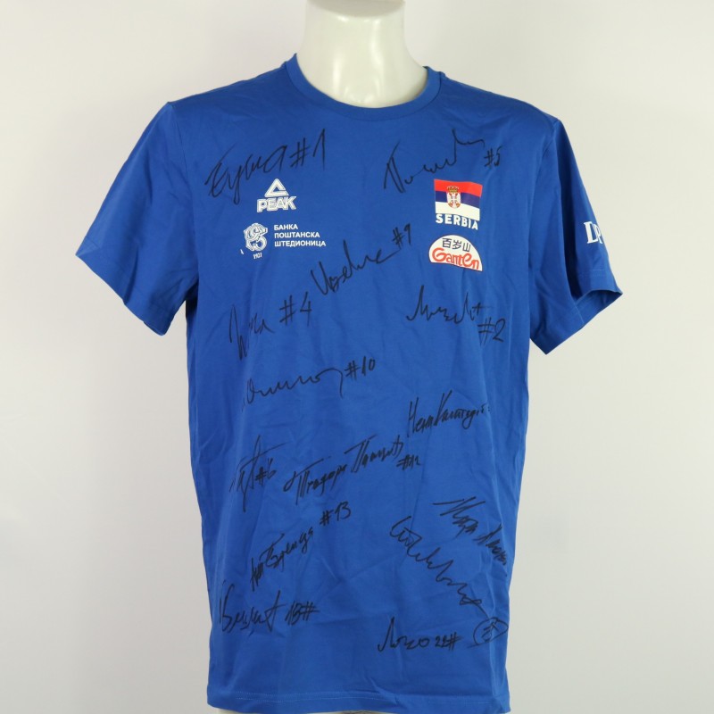 Signed Official Serbia Volleyball men's national team T-shirt