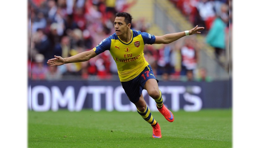 Sanchez's Official Arsenal Signed Shirt, 2014/15 
