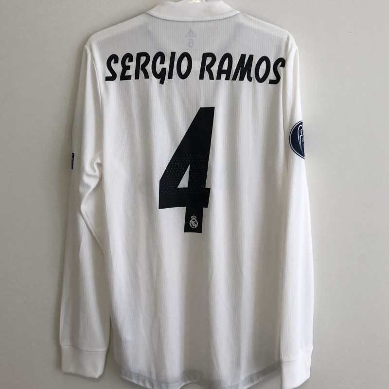 Maglia gara Real Madrid Champions League 2018/2019 di Sergio Ramos