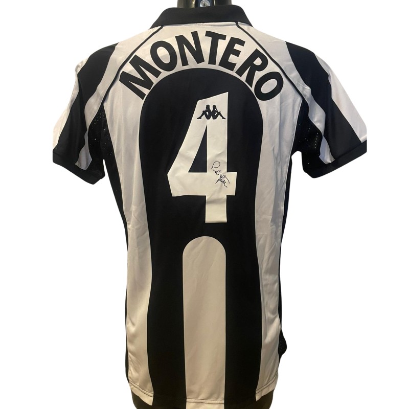Maglia replica Montero Juventus, 1997/98 - Autografata con videoprova