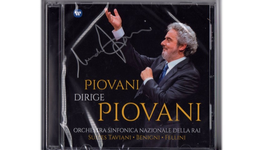 "Piovani dirige Piovani" Album Signed by Nicola Piovani