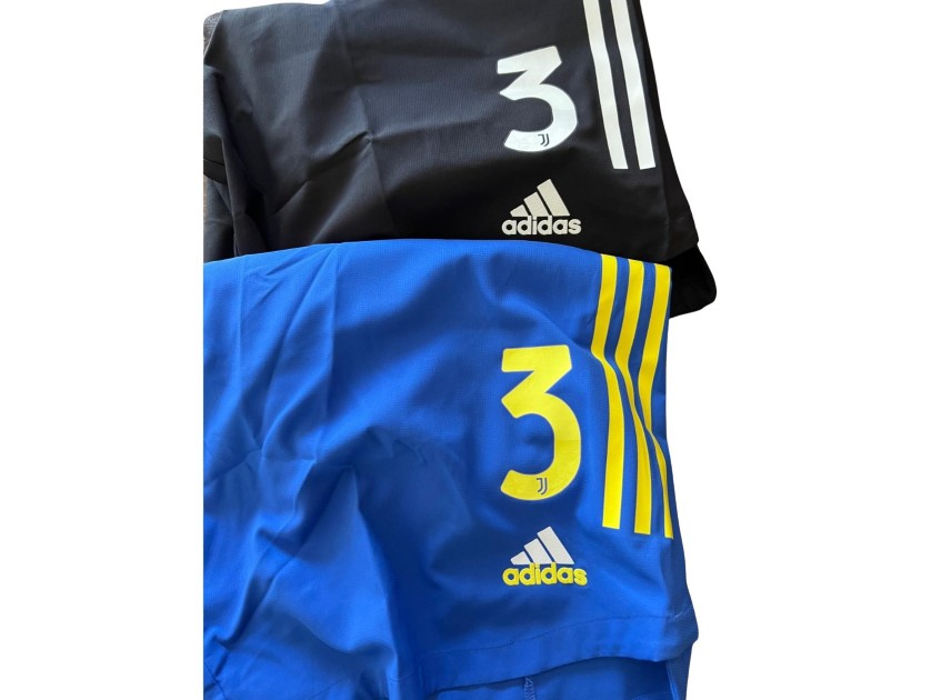 Chiellini's Collection of Two Juventus Match-Issued Shorts